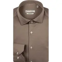 Giordano Maggiore Modern Fit Chemise en jersey gris, Unicolore
