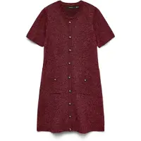 Vero Moda Robes en maille 'VMJohanna' rouge