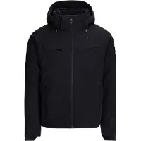 Spyder - Veste de ski imperméable et chaude en Primaloft - Monterosa Jacket Black pour Homme - Taille L - Noir