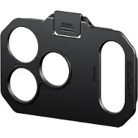Tilta Adaptateur d'objectif fileté Khronos 17 mm pour iPhone 17 Pro Max – Gris sidéral