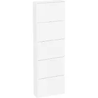 VCM bois, étagère, benne, étagère à chaussures, armoire à chaussures, benne à chaussures, 5, abattants, Sulos, XL
