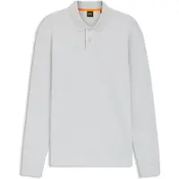 BOSS Polo en coton mélangé à la structure gaufrée