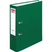 Herlitz Chemise maX.file protect, largeur du dos : 80 mm, vert DIN A4, couverture en plastique PP (A4, 80 mm)