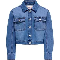 ONLY GIRLS Veste mi-saison 'KOGLumi' bleu denim