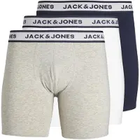 Jack & Jones Boxers bleu marine / gris clair / noir / blanc