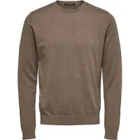 Selected Pull-over 'SLHBerg' beige foncé