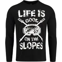 Key Largo T-Shirt 'Slopes' noir / blanc