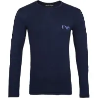 Emporio Armani T-Shirt bleu foncé / violet