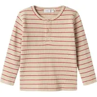 Name it T-Shirt beige / rouge