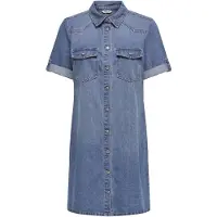 ONLY Robe-chemise 'ONLLisa' bleu denim