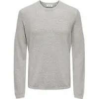Only & Sons Pull-over 'ONSFELIX' gris chiné