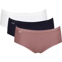 Sloggi Culotte 'Basic+' mauve / noir / blanc