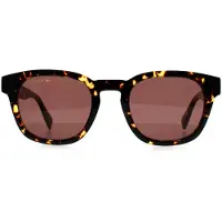 Lacoste Lunettes de soleil unies L6015S Dark Havana 49/22/145