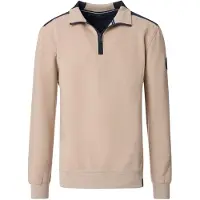 Casa Moda Sweat-shirt beige / bleu marine