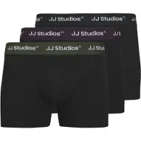 Jack & Jones Boxers - 3 Pack - JacSoho - Black/Plum Parfait - - 10 ans (140) - Boxers