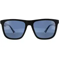 Polaroid Lunettes de soleil PLD 2102-S-X 0VK C3 Noir Transparent Bleu Polarisé