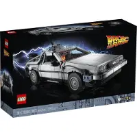 LEGO Icons Back To The Future Time Machine Delorean 10300 Construction Game Argenté Enfants