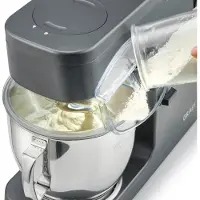 Graef Robot de cuisine MYestro KM7016 Pétrin avec bol en acier inoxydable de 7 litres Batteur multifonctions 800 watts moteur à courant continu