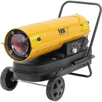 MSW Canon à air chaud diesel avec roues - 30 kW - 38 l