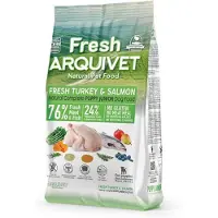 Arquivet Fresh Puppy Junior Nourriture semi-humide pour chiots Dinde et saumon 2,5 kg