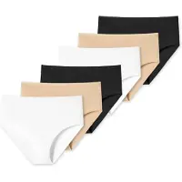 Schiesser Slip ' Uncover ' beige / noir / blanc