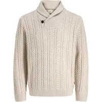 Jack & jones Premium Pull-over 'JPRBLUSEAN' beige clair
