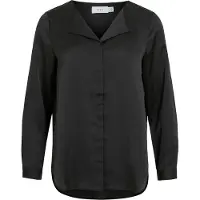 Vila Ellette Long Sleeve Shirt Noir 38 Femme