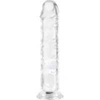 Easytoys Dildo Collection - godemichet réaliste souple - 18cm - transparent