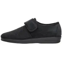 Comfort Plus Heren pantoffels Pantoffels Dicht - Zwart - Maat 47