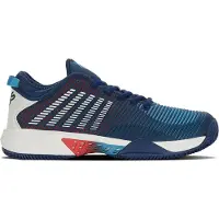 K-Swiss Chaussures de Tennis K Swiss Men Hypercourt Supreme HB Opal Blanc Lollipop-Taille 42