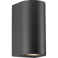 Nordlux LED Applique murale d'extérieur Asbol IP44 noir, transparent