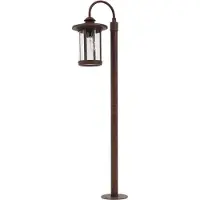 LINDBY Luminaires d'extérieur , Zayn, dimmable, Brun / rouille, Terrasse, Aluminium, Ancien