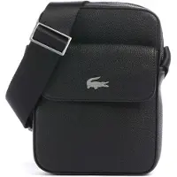 Lacoste sac à épaule bandoulière Vertical Camera Bag Noir