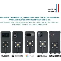 Mobilis 020006 chargeur d'appareils mobiles Universel Noir USB Charge rapide Intérieure