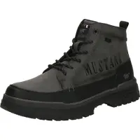 Mustang Bottines à lacets 'Peppin' gris foncé / noir