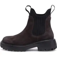 Woden Chelsea Boots 'Isabella' chocolat / noir