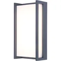 Lutec Lampe murale en anthracite Qubo Conception