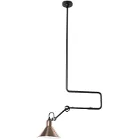 DCW éditions Gras n°312 Plafonnier Raw copper | White | Conical