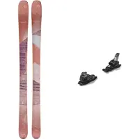 Blizzard - Packs (skis + fix) - Skis all-mountain - Pack Black Pearl 94 2026 pour Femme en Bois - Rose