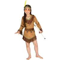 Dressforfun Déguisement fille femme indienne Shania 152 (12-14ans) - - halloween - déguisement carnaval - marron