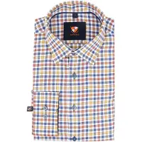Suitable Chemise Rouge Jaune A Carreaux