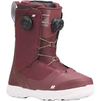 K2 Snowboard - Boots de snowboard all-mountain - Contour Maroon pour Femme - Taille 39,5 - Bordeaux