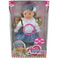 Dimian Poupée Miss Anna avec 50 mots et 4 mélodies douces - LANGUE NÉERLANDAISE