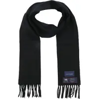 Suitable Echarpe à Carreaux Merinos Noir