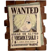 Plastoy Skarbonka One Piece Sanji Wanted 15 cm - PVC - Licencjonowany Produkt
