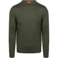 Suitable Pull Laine Mérino Military Vert Vert foncé taille 3XL