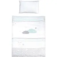 Roba Lot De 2 Pièces Collection 'happy Cloud' - Taie D'oreiller Et Housse De Couette