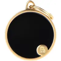My Family Médaillon Rond Basique Fait Main Pour Animal De Compagnie