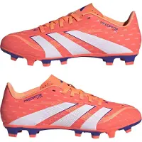 Adidas Bottes de football Homme Predator Club FG/MG terrain ferme/polyvalent Signal Coral/Cloud White/Beam Orange