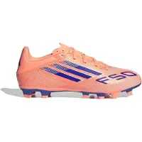 Adidas F50 Club Fg/mg Football Boots Orange EU 45 1/3 Homme